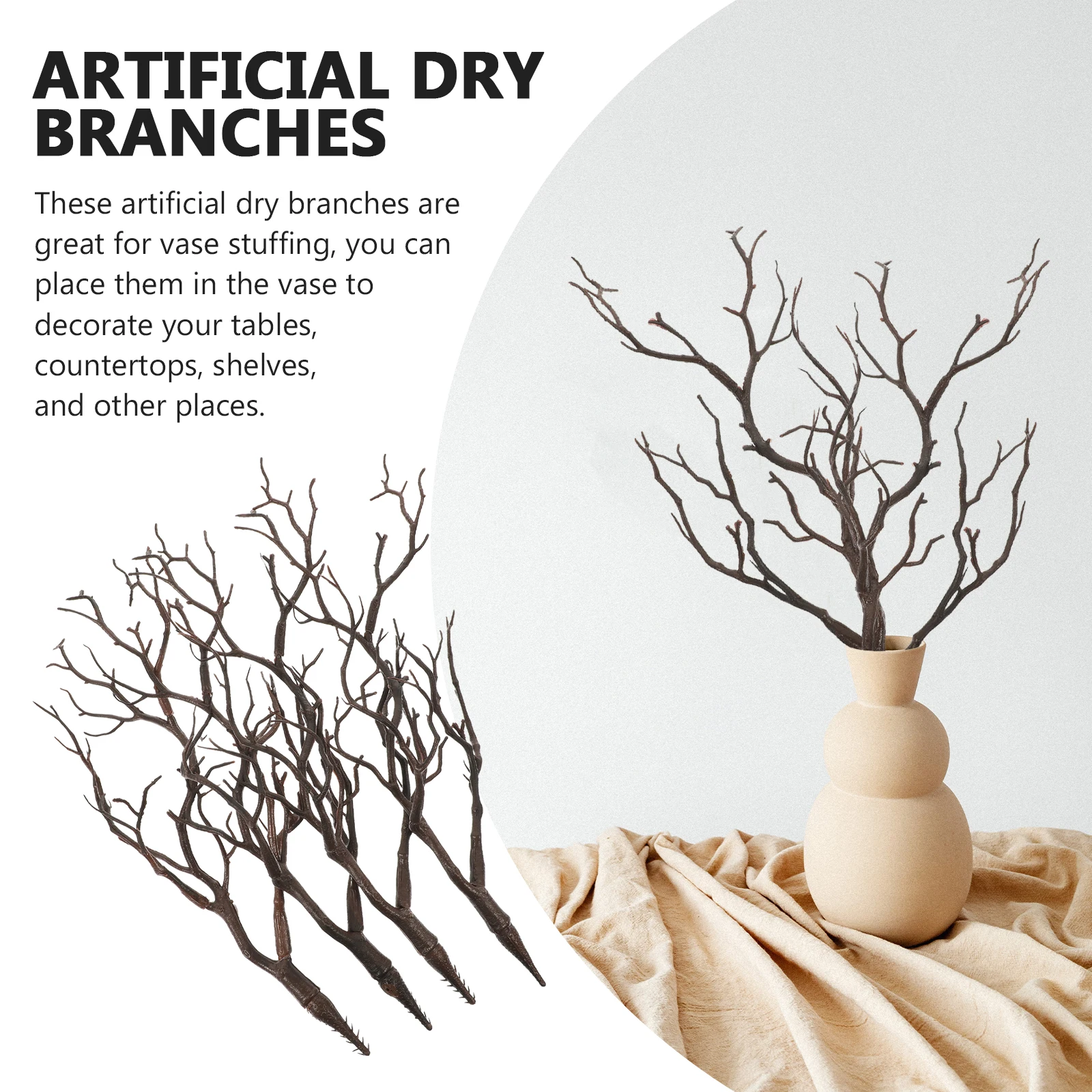 4pcs Artificial Dried Branch Simulate Antler Tree Branch Fake Plastic Decor Natural Antler Decor Dried Bouquet Home Xmas Adorn
4pcs Artificial Dried Branch Simulate Antler Tree Branch Fake Plastic Decor Natural Antler Decor Dried Bouquet Home Xmas Adorn