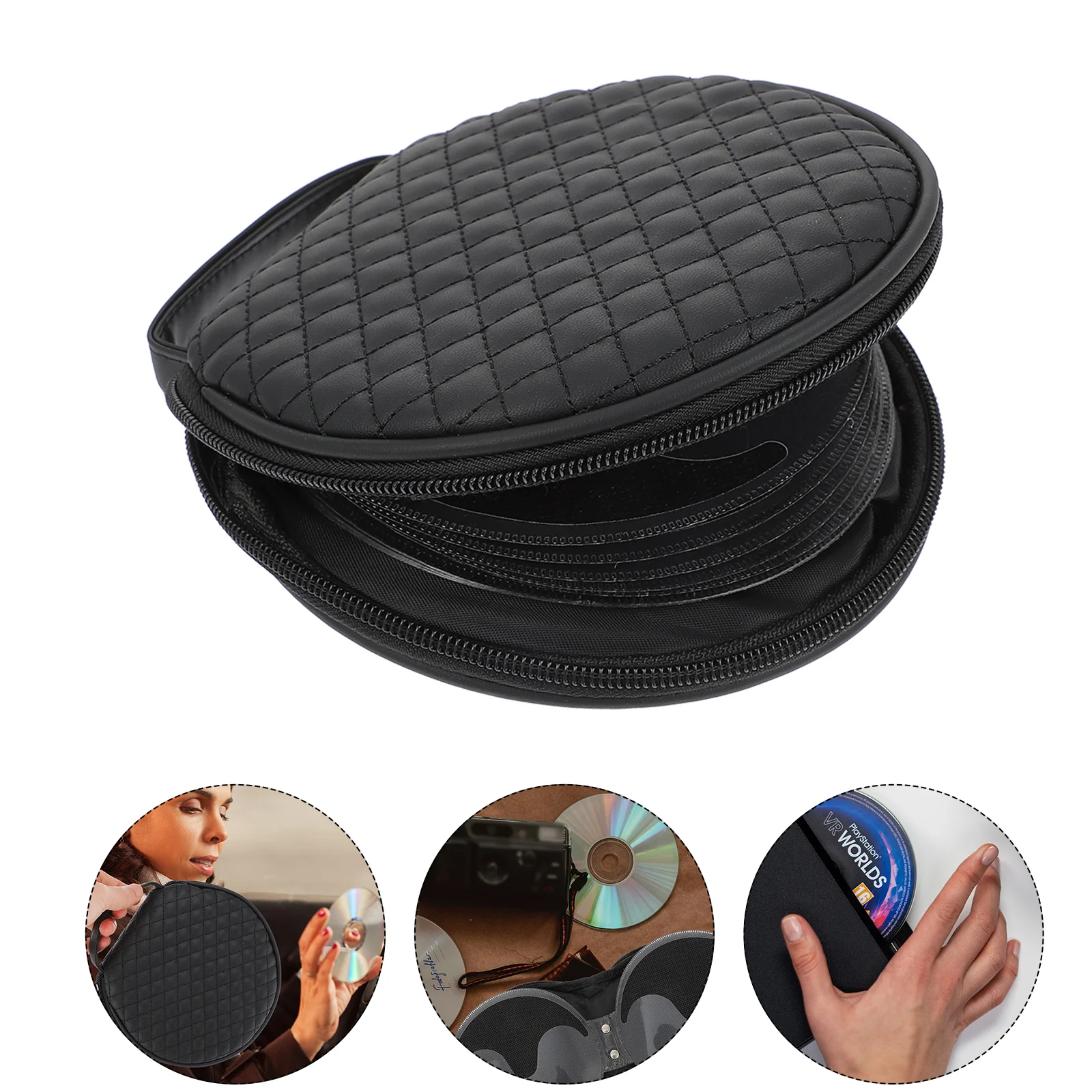 1pc Durable Car CD Storage Case Stylish CD Embroidered Bag CD Plaid Bag CD Embroidered Plaid Bag Storage Bag
1pc Durable Car CD Storage Case Stylish CD Embroidered Bag CD Plaid Bag CD Embroidered Plaid Bag Storage Bag
