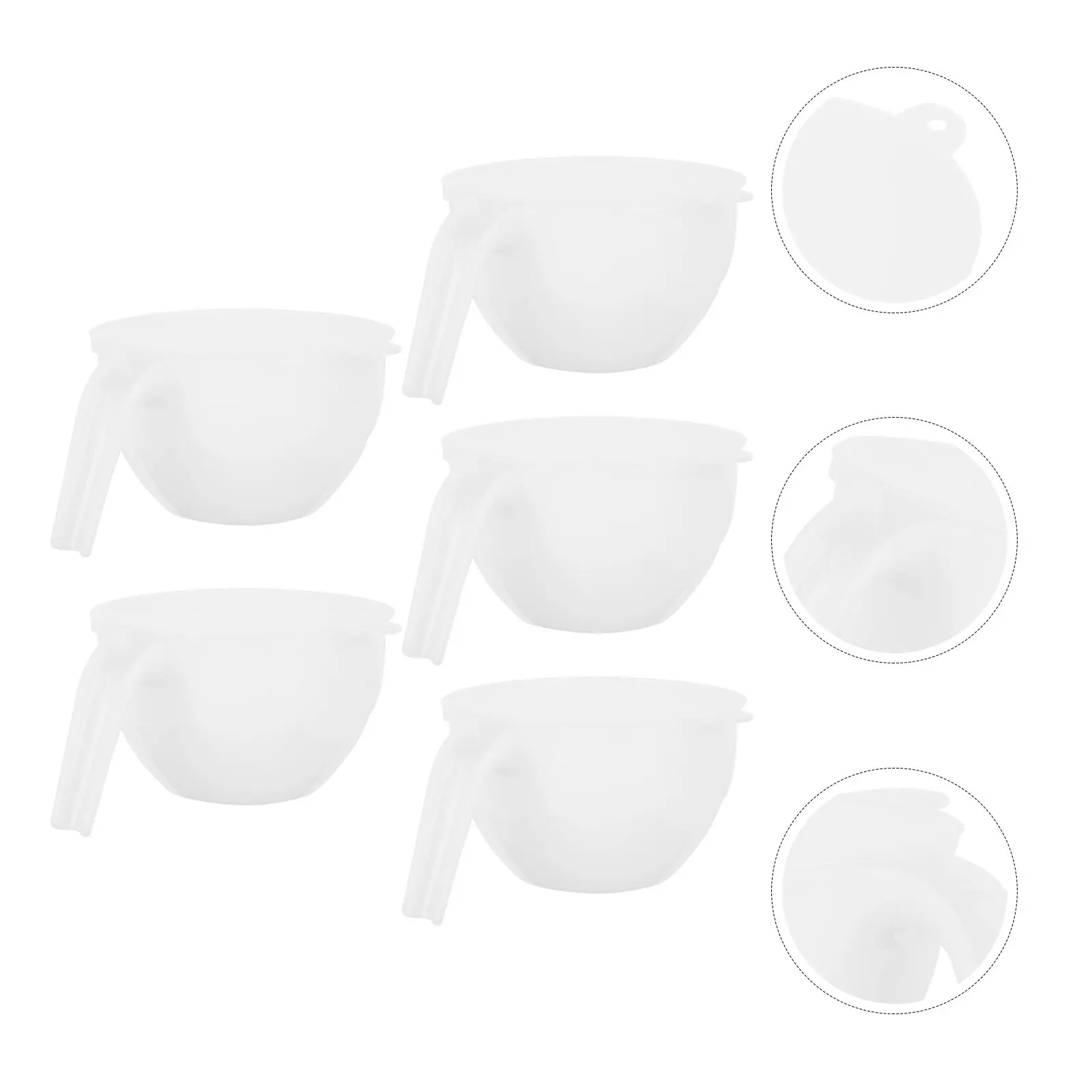 5Sets Plastic Cream Red Bean Bowls Eco Friendly Multi Usage Egg Mixing Food Serving Snack Salad Fruit Bowls
5Sets Plastic Cream Red Bean Bowls Eco Friendly Multi Usage Egg Mixing Food Serving Snack Salad Fruit Bowls