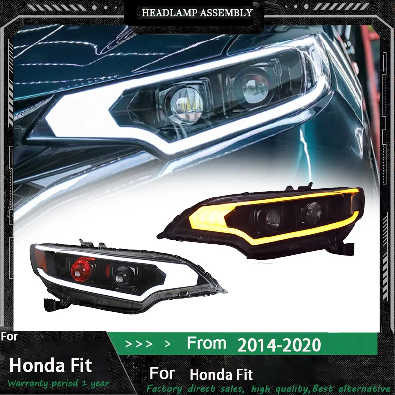 Car Lights for Honda Fit Headlight Projector Lens 2014-2020 Jazz Dynamic Signal Head Lamp LED Headlights Drl Automotive Parts
Car Lights for Honda Fit Headlight Projector Lens 2014-2020 Jazz Dynamic Signal Head Lamp LED Headlights Drl Automotive Parts