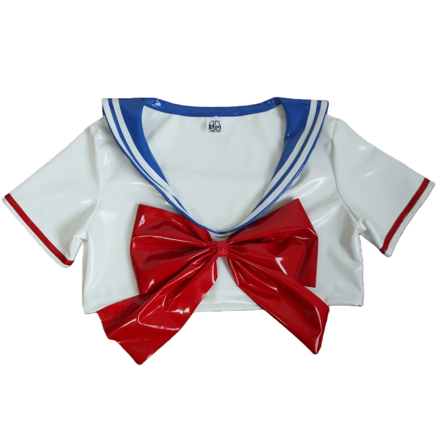 PU Leather Club Jacket Split Bow Student Uniform Short Spice Girl Top Game Animation Role Play Hot T-Shirt Japanese-Style Anime
PU Leather Club Jacket Split Bow Student Uniform Short Spice Girl Top Game Animation Role Play Hot T-Shirt Japanese-Style Anime