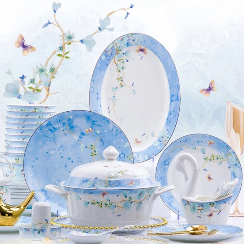 Jingdezhen Ceramic Bowl And Plate Set For Home Use, 2025 New Model Bone China Tableware, Chinese-style Rice Bowls And Chopsticks
Jingdezhen Ceramic Bowl And Plate Set For Home Use, 2025 New Model Bone China Tableware, Chinese-style Rice Bowls And Chopsticks