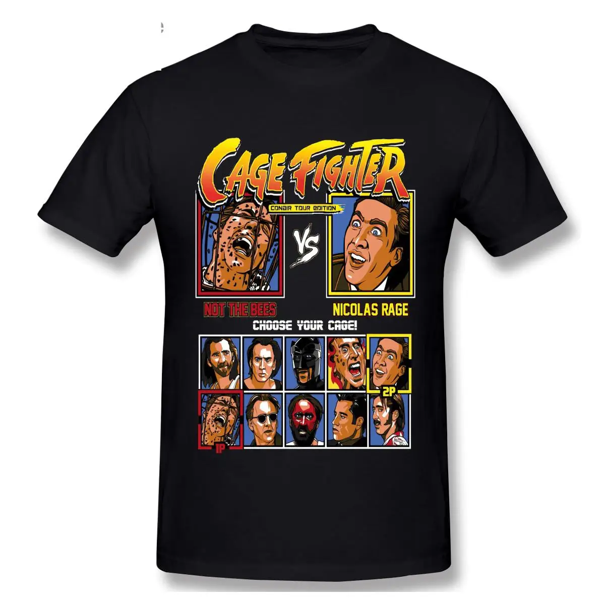 Nicolas Cage Fighter - Conair Tour Edition Shirt Casual Clothes Men T-Shirt Fashion Sweatshirt Cotton Clothing T-Shirts Tee Top
Nicolas Cage Fighter - Conair Tour Edition Shirt Casual Clothes Men T-Shirt Fashion Sweatshirt Cotton Clothing T-Shirts Tee Top