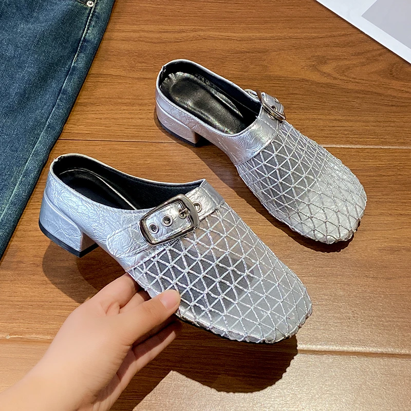 Women's Sandals Lace Mesh Rivet Shoes Women Flat Shoes Comfortable Lightweight Sandals Silver Wedge Sandals
Women's Sandals Lace Mesh Rivet Shoes Women Flat Shoes Comfortable Lightweight Sandals Silver Wedge Sandals