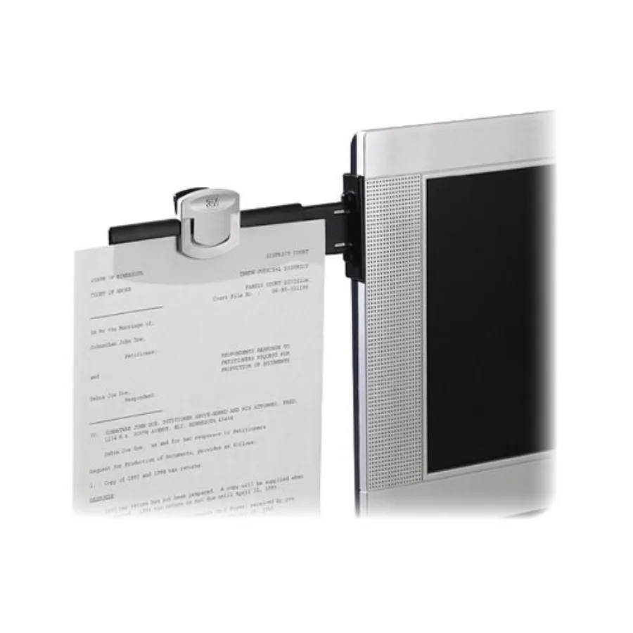 Wholesale CASE of 15 - Monitor Mount Document Clip-Monitor Mount Document Clip 6-1/4"x3" Black/Silver
Wholesale CASE of 15 - Monitor Mount Document Clip-Monitor Mount Document Clip 6-1/4"x3" Black/Silver