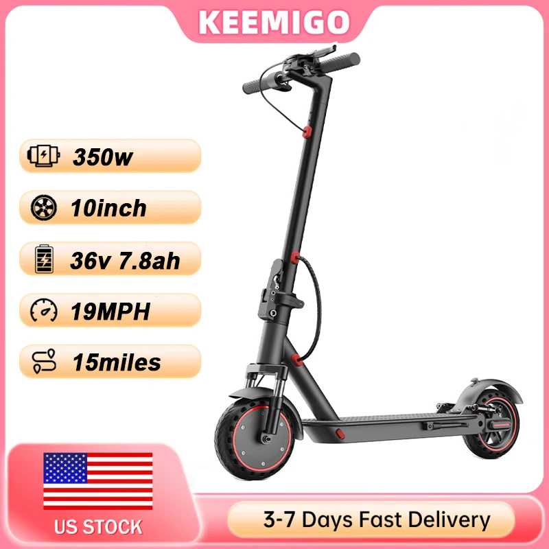 350W Motor Folding Electric Scooter For Adults 8.5'' Solid Tire 36V 7.8AH Battery Rang 15Miles Long Range APP Control
350W Motor Folding Electric Scooter For Adults 8.5'' Solid Tire 36V 7.8AH Battery Rang 15Miles Long Range APP Control