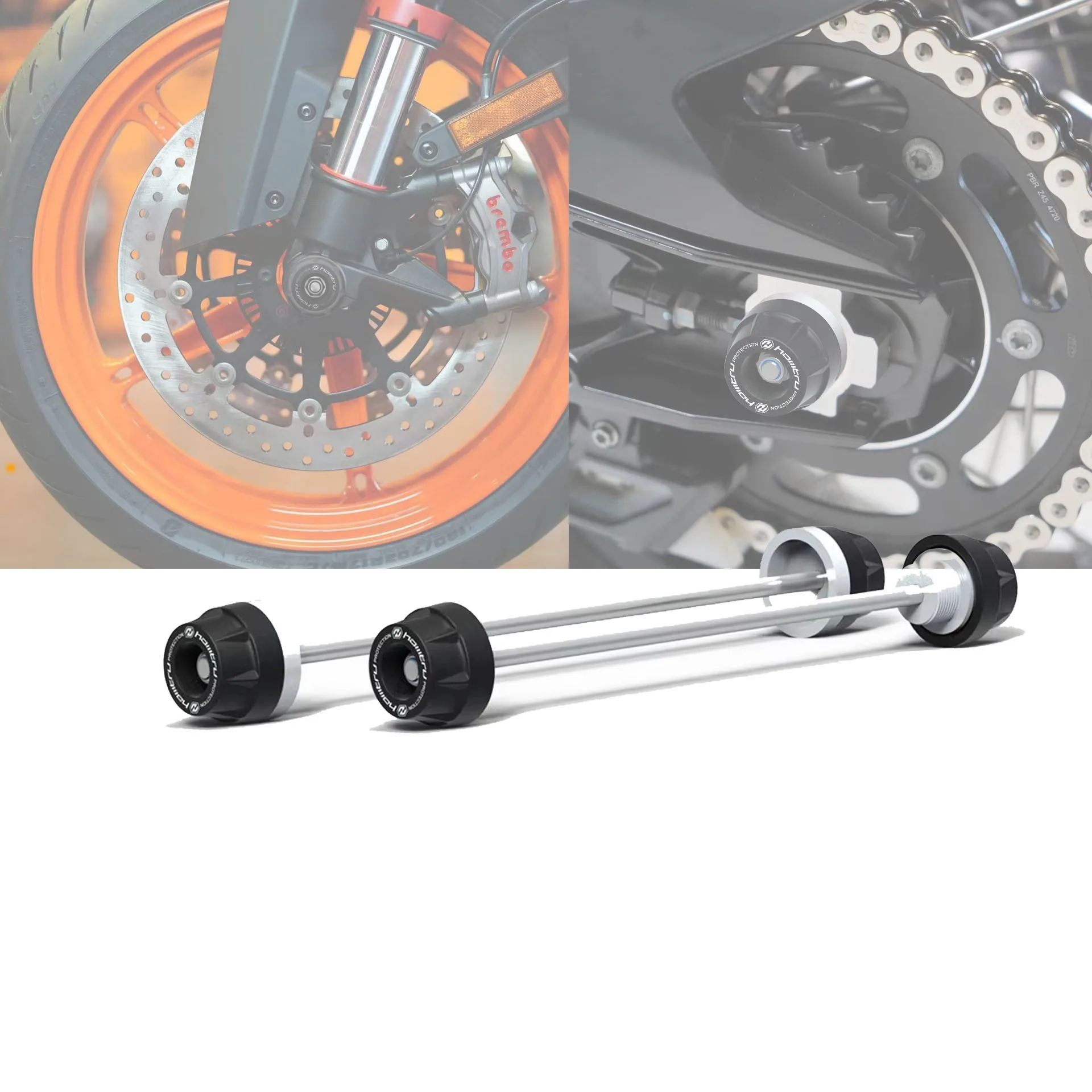 For KTM 790 Adventure R 2019-2025 Motorcycle Spindle Bobbins Protection Axle Cover Set - Durable Cover for Enhanced Performance
For KTM 790 Adventure R 2019-2025 Motorcycle Spindle Bobbins Protection Axle Cover Set - Durable Cover for Enhanced Performance