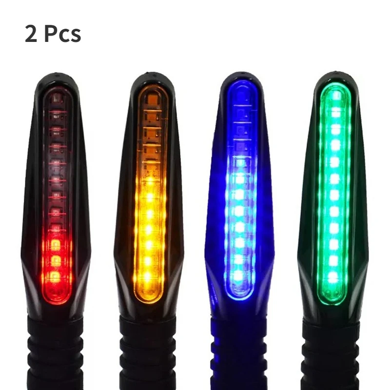 2PCS Motorcycle Turn Signals Light 12 LED Tail Flasher Flowing Water Blinker Bendable Motorcycle Flashing Lights Signal Light
2PCS Motorcycle Turn Signals Light 12 LED Tail Flasher Flowing Water Blinker Bendable Motorcycle Flashing Lights Signal Light