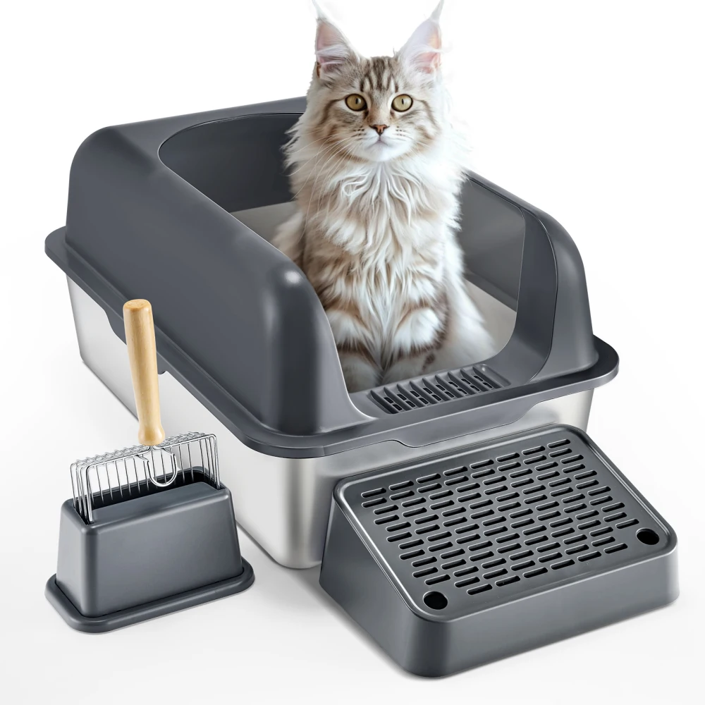Ye 6 Deep Cat Litter Box: Odor-Free with Filtering Foot Board
Ye 6 Deep Cat Litter Box: Odor-Free with Filtering Foot Board