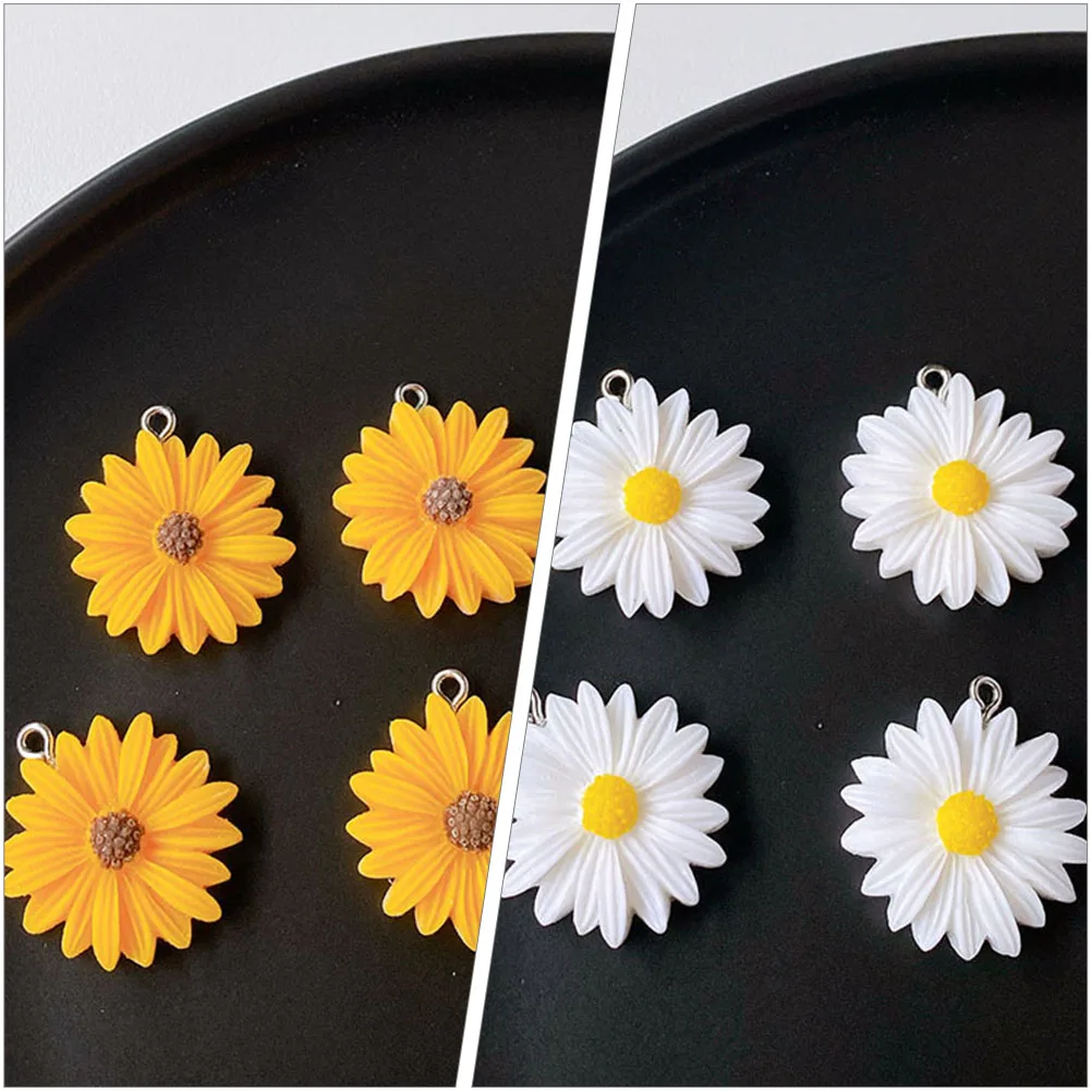 20pcs White Yellow Resin Daisy Pendants Necklace Accessories for DIY Earrings Bracelet Jewelry Crafts Charm Decor
20pcs White Yellow Resin Daisy Pendants Necklace Accessories for DIY Earrings Bracelet Jewelry Crafts Charm Decor