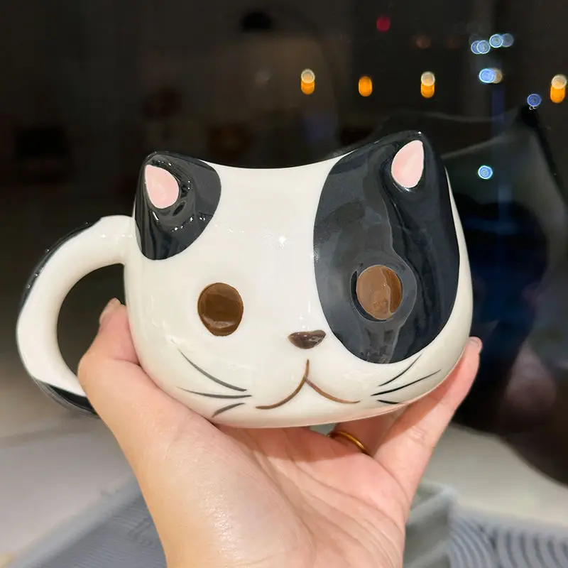 430ML Cartoon Soft and Cute Healing Series Ceramic Water Cup Cute Girl Heart Cat Cup Home Breakfast Cup Oat Mug
430ML Cartoon Soft and Cute Healing Series Ceramic Water Cup Cute Girl Heart Cat Cup Home Breakfast Cup Oat Mug