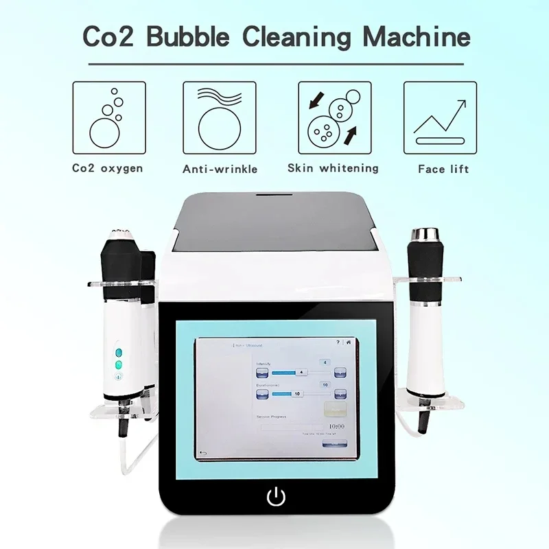 2026 Newest 3 In 1 CO2 Bubble Machine With UV Ultrasonic Tightening Exfoliate Multi Functional Skin Care Device
2026 Newest 3 In 1 CO2 Bubble Machine With UV Ultrasonic Tightening Exfoliate Multi Functional Skin Care Device