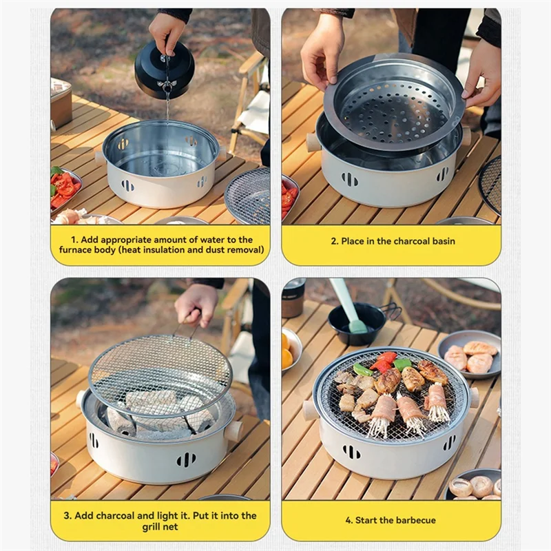 A67M-Outdoor Camping Barbecue Grill BBQ Stove Multifunction Home Charcoal BBQ Grill With Grill Round Non-Stick Barbecue Stove
A67M-Outdoor Camping Barbecue Grill BBQ Stove Multifunction Home Charcoal BBQ Grill With Grill Round Non-Stick Barbecue Stove