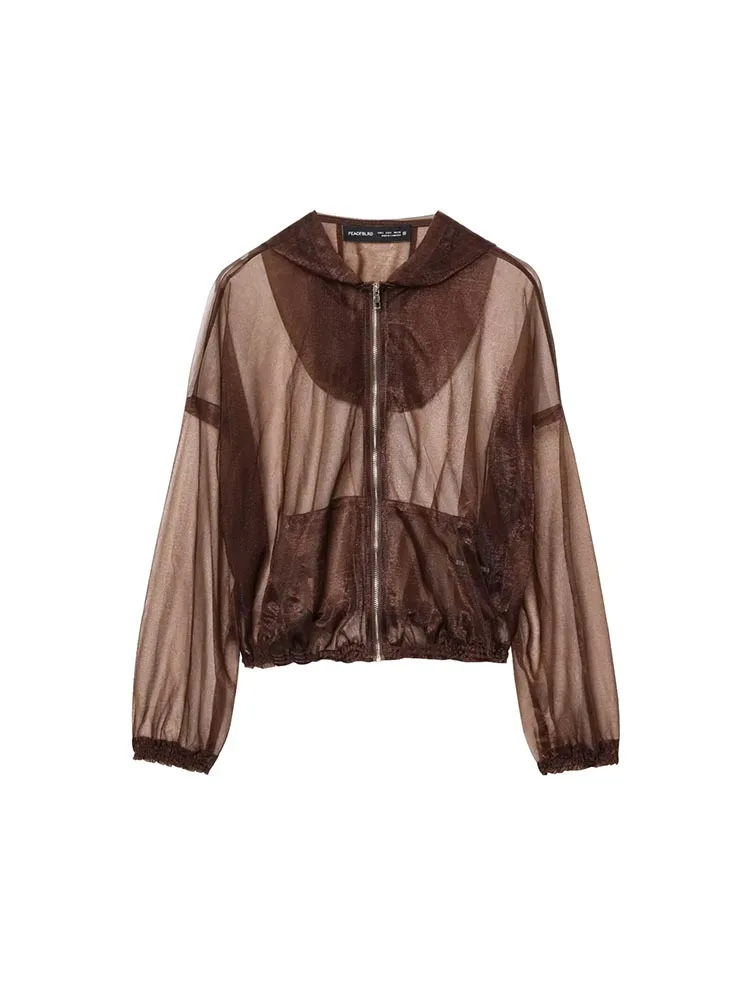 2025 Women Summer Jackets Coats Fashion Solid Thin Transparent Hooded Long Sleeve Female Elegant Street Jacket Outerwear
2025 Women Summer Jackets Coats Fashion Solid Thin Transparent Hooded Long Sleeve Female Elegant Street Jacket Outerwear