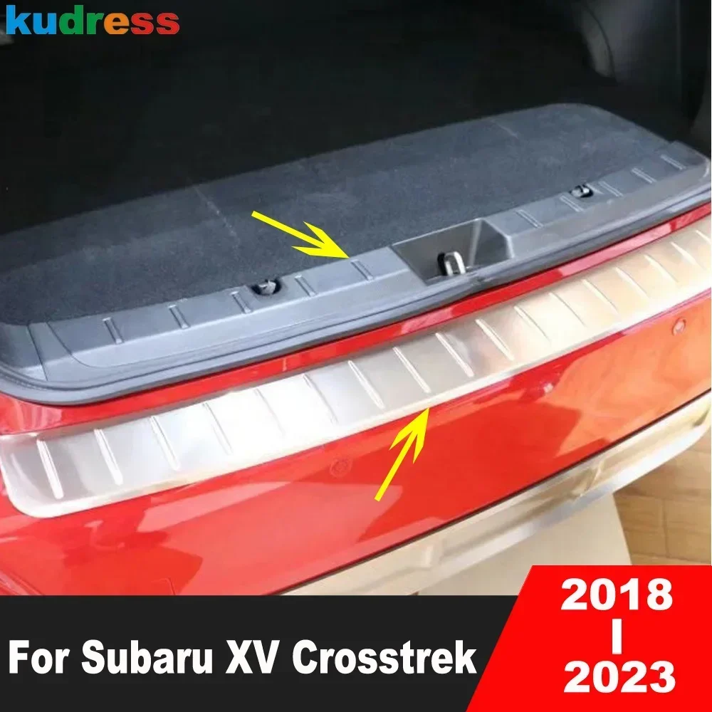 For Subaru XV Crosstrek 2018-2021 2022 2023 Steel Car Rear Trunk Bumper Cover Trim Tailgate Door Sill Plate Guard Accessories
For Subaru XV Crosstrek 2018-2021 2022 2023 Steel Car Rear Trunk Bumper Cover Trim Tailgate Door Sill Plate Guard Accessories