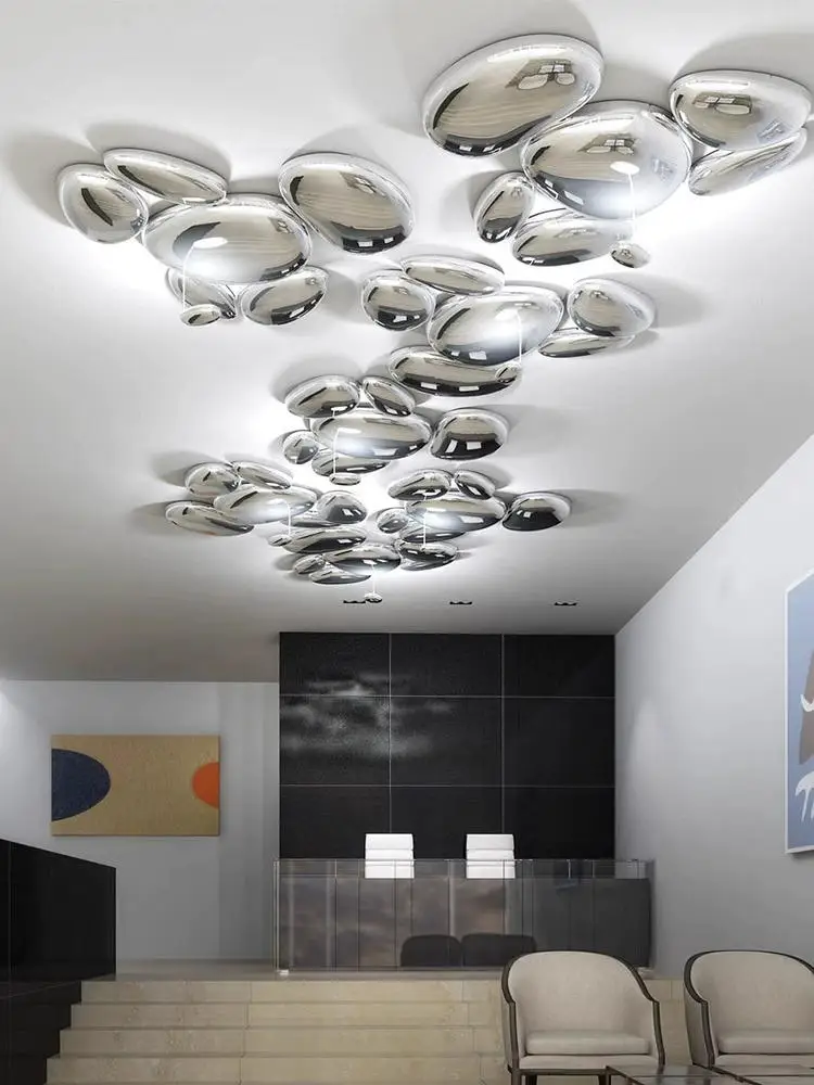 Nordic lighting fixtures, postmodern minimalist living room lights, creative art hall mercury lights, LED ceiling lights
Nordic lighting fixtures, postmodern minimalist living room lights, creative art hall mercury lights, LED ceiling lights