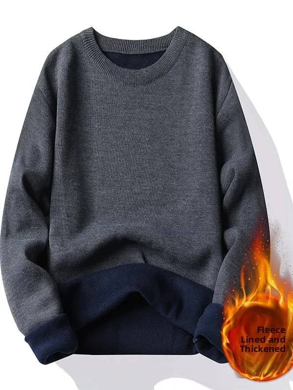 Men's Knitted Sweater round Ne Thiened Fce Lined Loose Fit hine Waable Color Base Layer irt for Autumn Wi...
Men's Knitted Sweater round Ne Thiened Fce Lined Loose Fit hine Waable Color Base Layer irt for Autumn Wi...