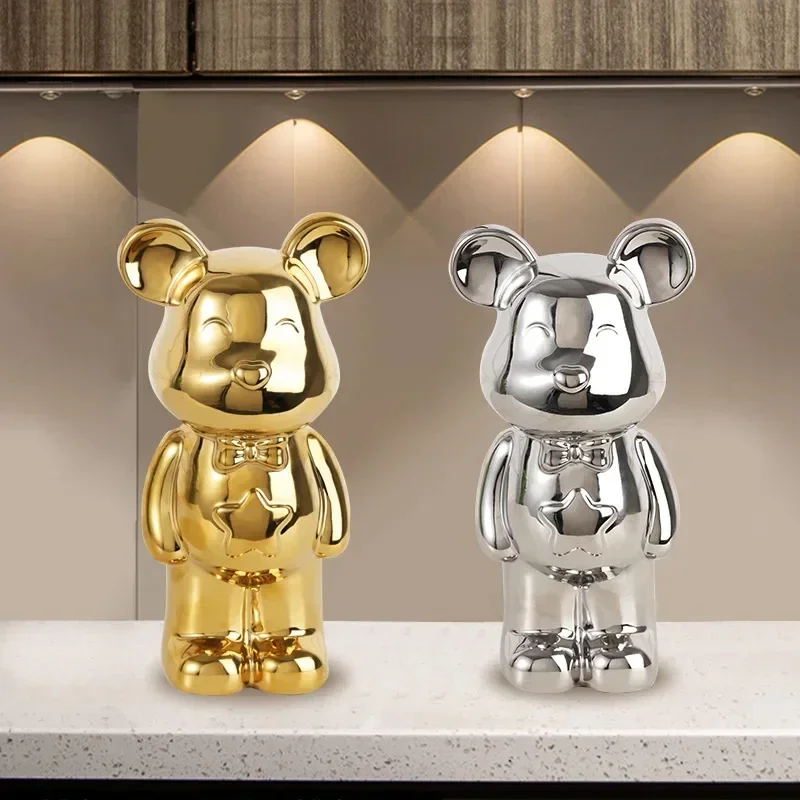 Cartoon Violent Bear High end Ceramic Electroplating Colored Home Decoration Office Decoration Gifts
Cartoon Violent Bear High end Ceramic Electroplating Colored Home Decoration Office Decoration Gifts