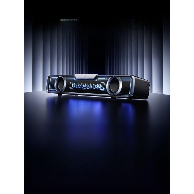 Computer stereo, desktop home wired Bluetooth gaming e-sports speaker, integrated with microphone
Computer stereo, desktop home wired Bluetooth gaming e-sports speaker, integrated with microphone