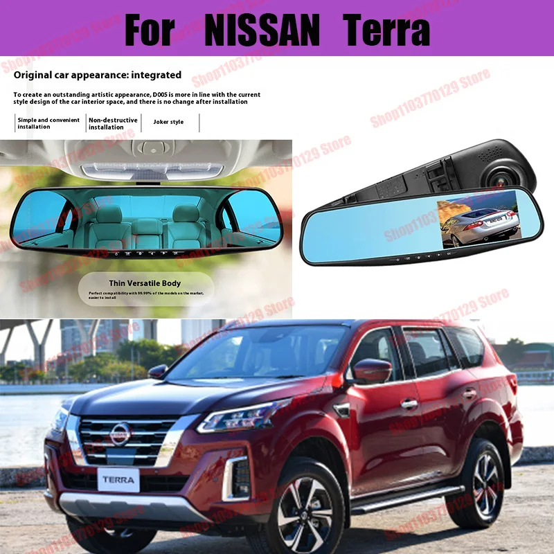 For NISSAN Terra High definition dual lens driving recorder with front and rear dual recording reverse images Car dvr
For NISSAN Terra High definition dual lens driving recorder with front and rear dual recording reverse images Car dvr