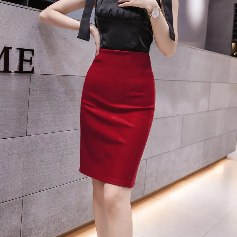 Ladies All-match Fashionable Skinny Skirts Summer Office Lady Simplicity Solid Color High Waist A-line Skirt Women Clothes Skirt
Ladies All-match Fashionable Skinny Skirts Summer Office Lady Simplicity Solid Color High Waist A-line Skirt Women Clothes Skirt