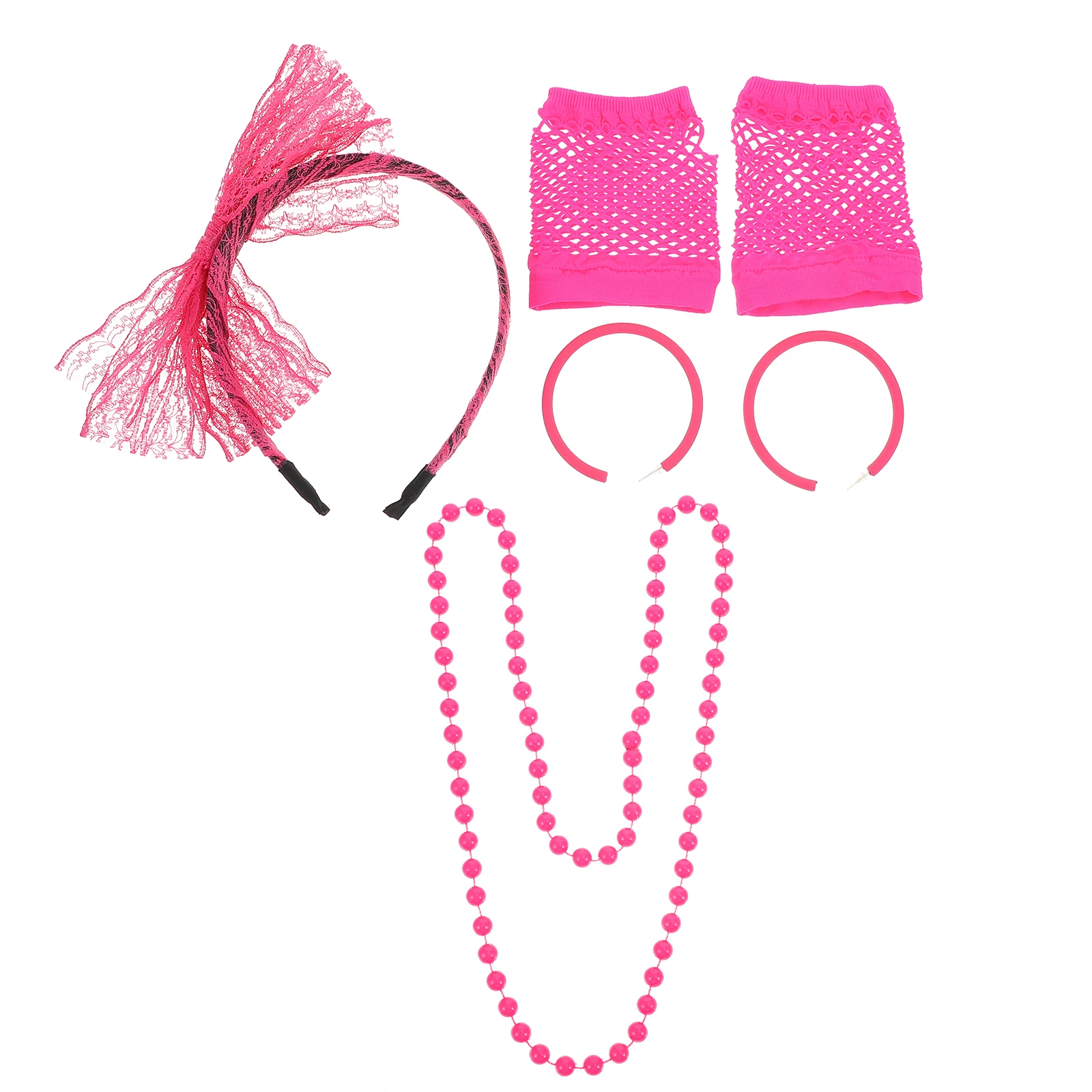 Neon Bow Choker Necklace Satin Festival Neon Costume Accessories Earrings Fishnet Gloves
Neon Bow Choker Necklace Satin Festival Neon Costume Accessories Earrings Fishnet Gloves