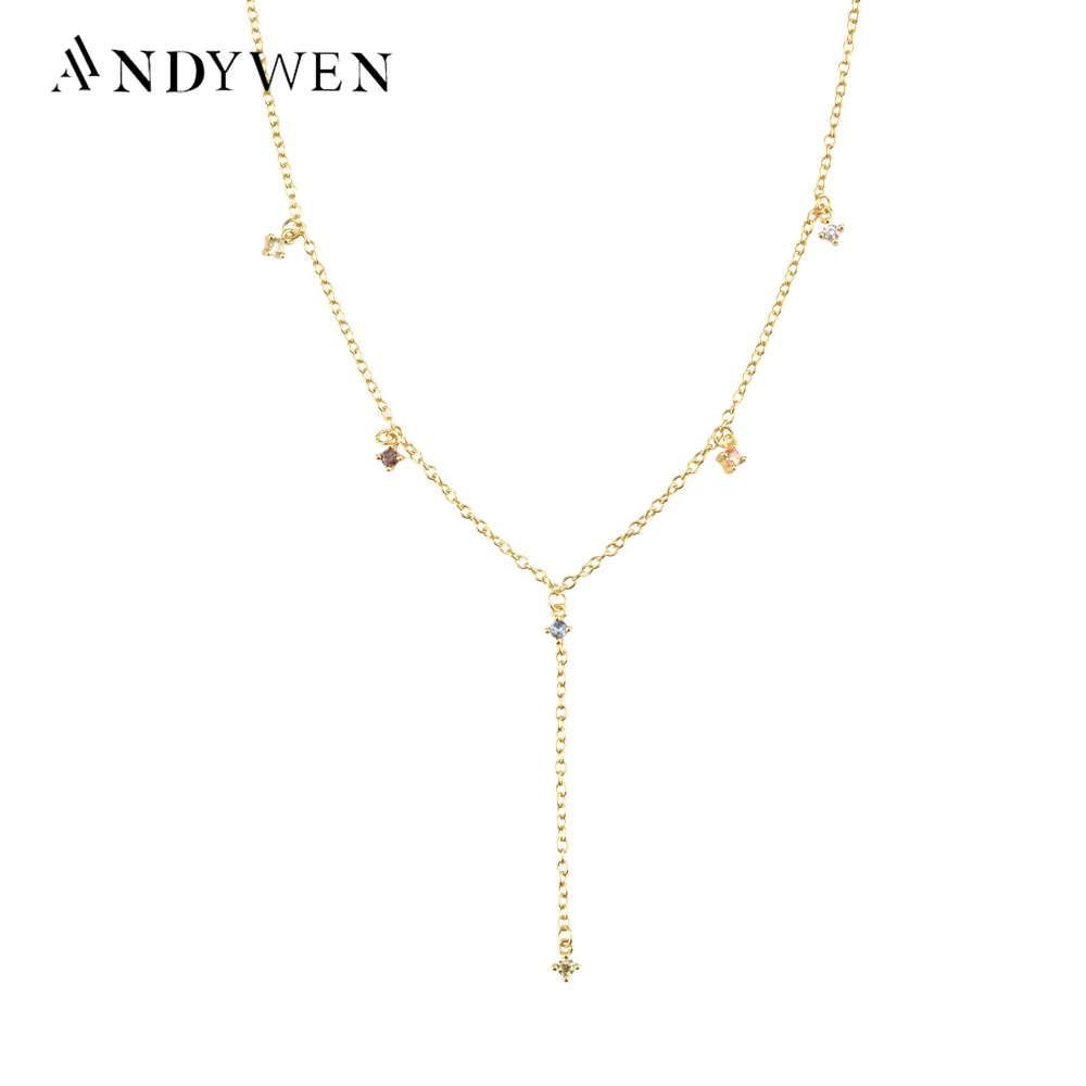 ANDYWEN 925 Sterling Silver Sage Fox Five Zircon CZ 40mm Long Chain Choker Necklace Wedding Luxury Fine Jewelry Fox Five Zircon
ANDYWEN 925 Sterling Silver Sage Fox Five Zircon CZ 40mm Long Chain Choker Necklace Wedding Luxury Fine Jewelry Fox Five Zircon