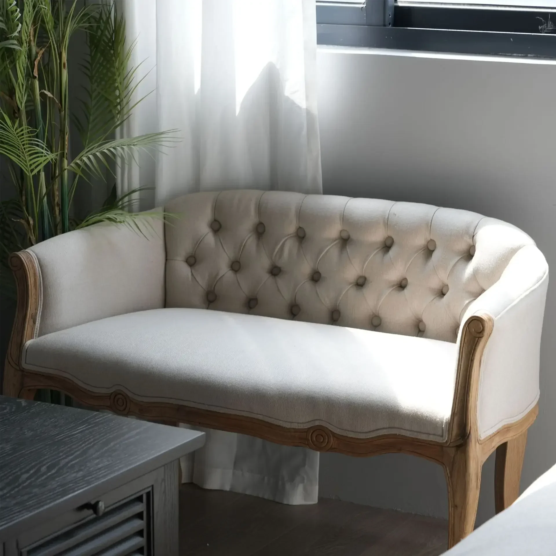 -Маленькая квартира, гостиная, спальня, американский ретро, двойной диван из цельного дерева, кафе, европейский льняной диван-кресло
-Маленькая квартира, гостиная, спальня, американский ретро, двойной диван из цельного дерева, кафе, европейский льняной диван-кресло