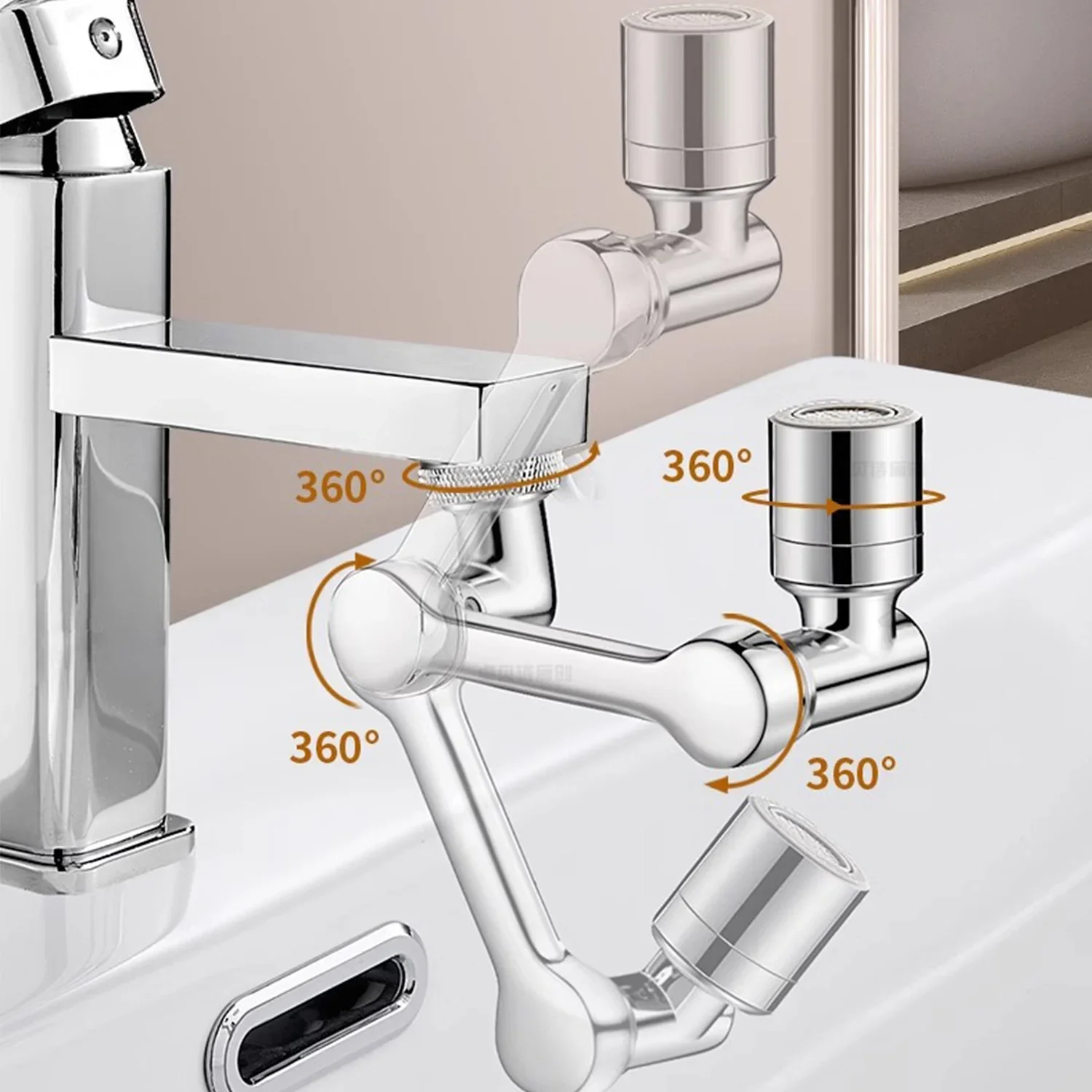 Household Splash-proof Extend Faucet Kitchen/toilet Wash One's Face Washbasin Faucet 1080° Rotate Faucet Robotic Arm
Household Splash-proof Extend Faucet Kitchen/toilet Wash One's Face Washbasin Faucet 1080° Rotate Faucet Robotic Arm