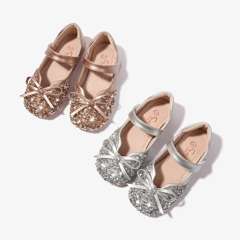 New Girl Shoe Fashion Crystal Princess Shoe Versatile Sweet Kid Shoes Exquisite Elegant Flat Shoe Soft Sole Comfort Single Shoes
New Girl Shoe Fashion Crystal Princess Shoe Versatile Sweet Kid Shoes Exquisite Elegant Flat Shoe Soft Sole Comfort Single Shoes