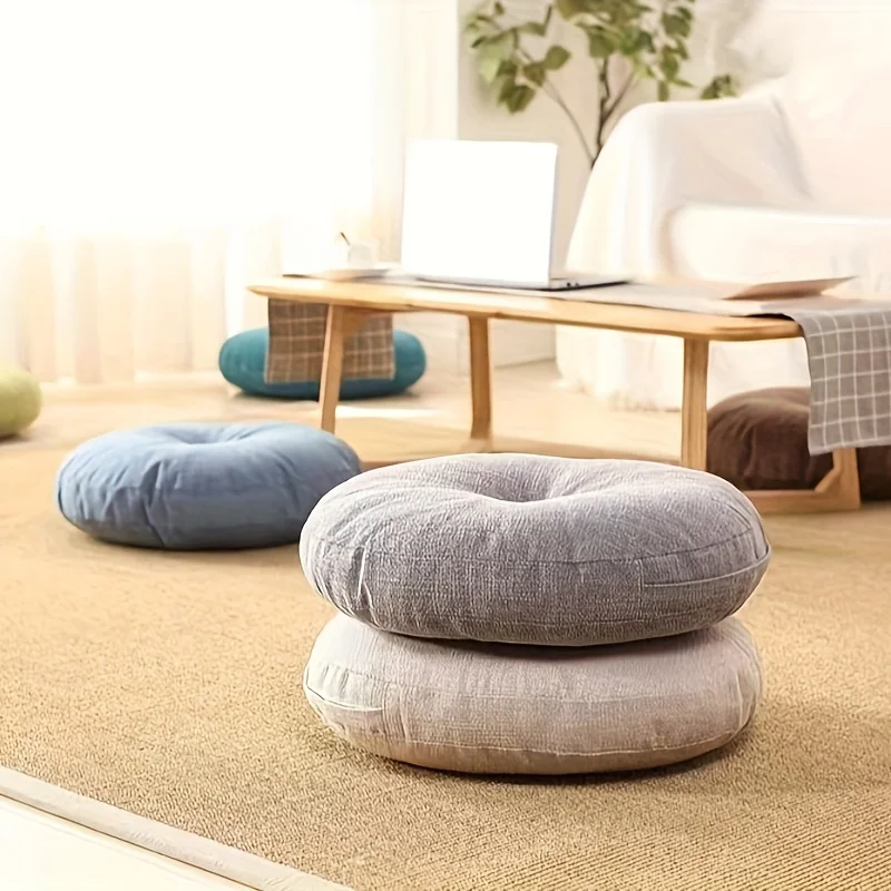 1pc Large Round Linen Tufted Meditation Pillow - Wheels, Removable & Washable Cover, Thicken Seat Cushion for Bay Window and Liv
1pc Large Round Linen Tufted Meditation Pillow - Wheels, Removable & Washable Cover, Thicken Seat Cushion for Bay Window and Liv