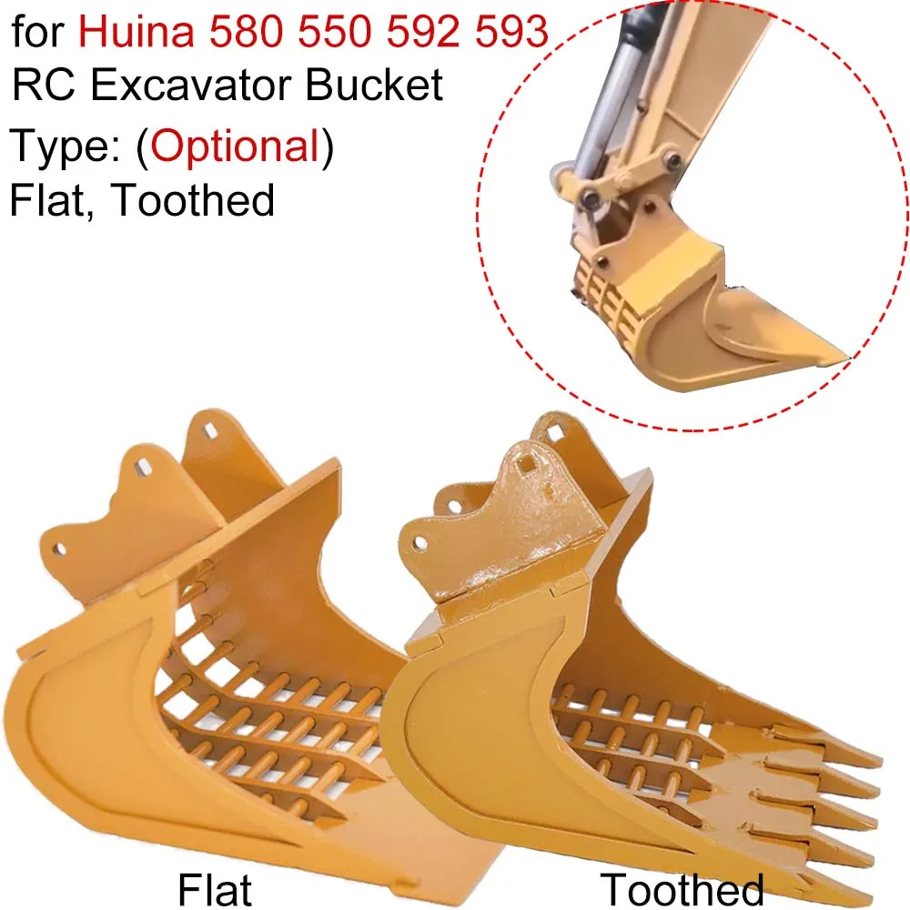 Metal Simulation Grid Bucket for Huina 580 550 592 593 RC Excavator Bucket Shovel Upgrade Parts Toy Accessories
Metal Simulation Grid Bucket for Huina 580 550 592 593 RC Excavator Bucket Shovel Upgrade Parts Toy Accessories