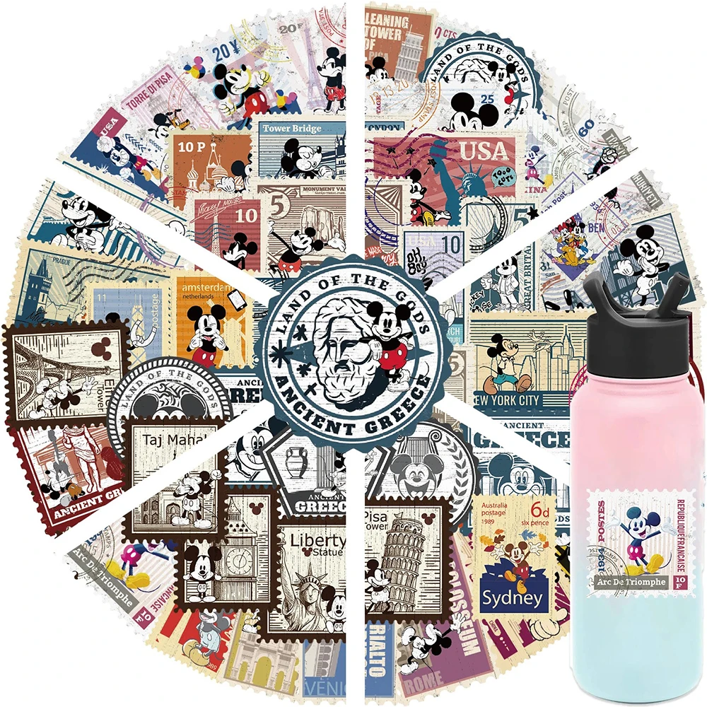 10/30/50pcs Vintage Disney Cartoon Stamps Mickey Mouse Stickers for Kids Cute DIY Stationery Laptop Car Kawaii Anime Decal Gifts
10/30/50pcs Vintage Disney Cartoon Stamps Mickey Mouse Stickers for Kids Cute DIY Stationery Laptop Car Kawaii Anime Decal Gifts