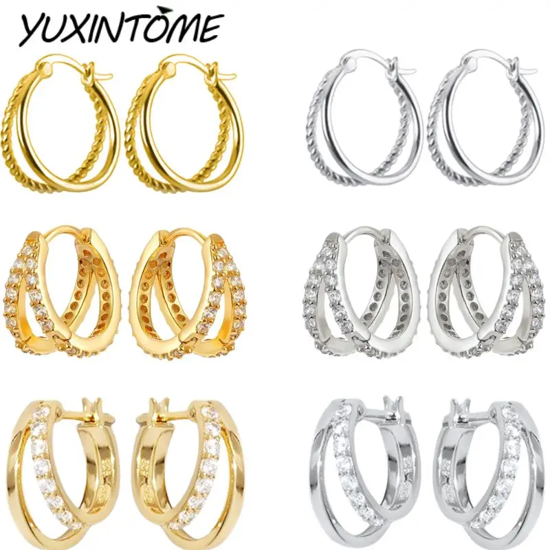 925 Sterling Silver Needle Classic Retro Hong Kong Style Double-layer Zircon Earrings Women's Simple and Fashionable Earring
925 Sterling Silver Needle Classic Retro Hong Kong Style Double-layer Zircon Earrings Women's Simple and Fashionable Earring
