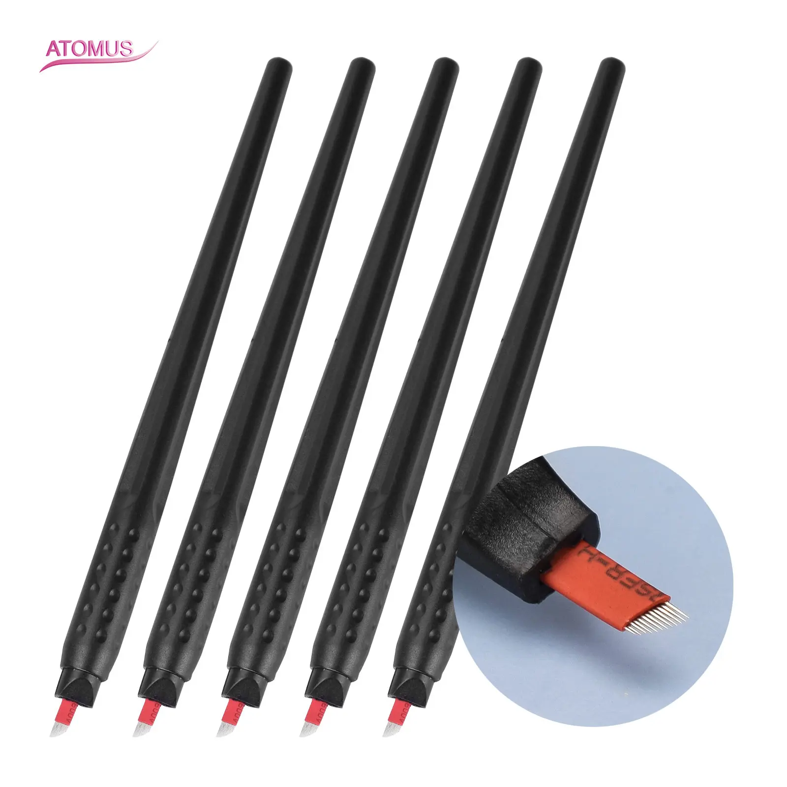 Professional Permanent Makeup Black Disposable Microblading Pens Hand Tools 11 12 pins Needles Embroidery Blade Permanent Makeup
Professional Permanent Makeup Black Disposable Microblading Pens Hand Tools 11 12 pins Needles Embroidery Blade Permanent Makeup