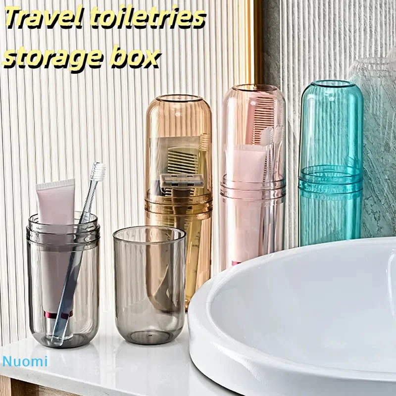 Portable Travel toiletries storage box Toothbrush Storage Box Mouthwash Cup Toothpaste Storage Box Bathroom Organizer
Portable Travel toiletries storage box Toothbrush Storage Box Mouthwash Cup Toothpaste Storage Box Bathroom Organizer