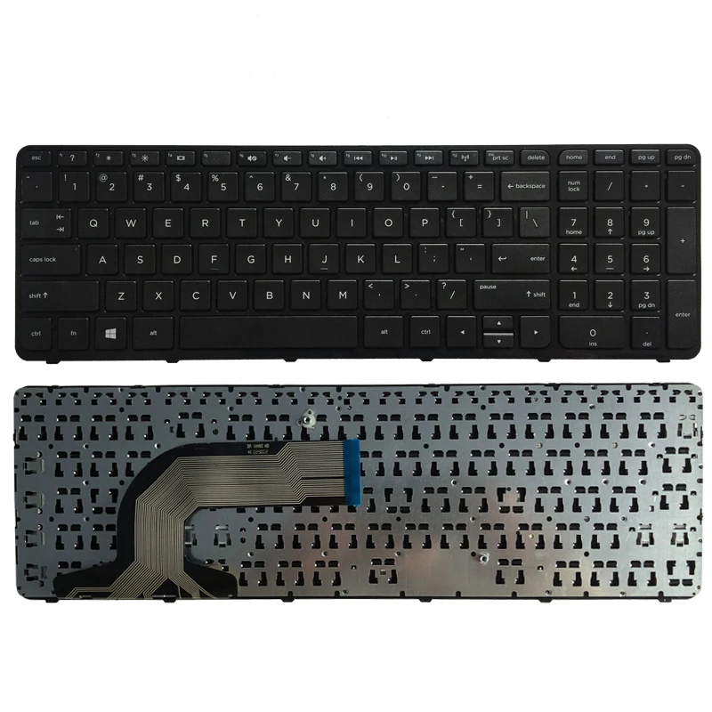NEW US black Keyboard with Frame for HP 776778-001 749022-001 750195-001 750196-001
NEW US black Keyboard with Frame for HP 776778-001 749022-001 750195-001 750196-001