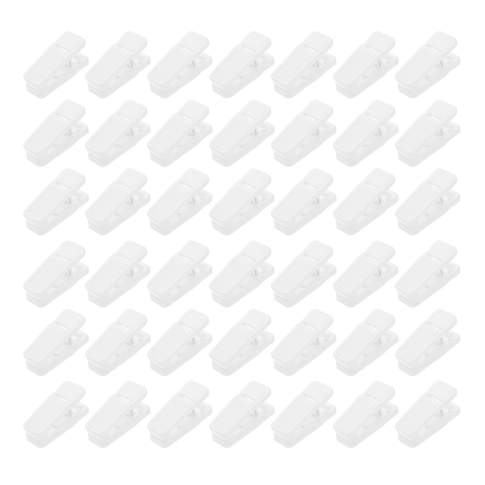 40 Pcs Hanger Clip Clothes Hangers for Garments Multifunction White Plastic Bag Sealing Clips
40 Pcs Hanger Clip Clothes Hangers for Garments Multifunction White Plastic Bag Sealing Clips