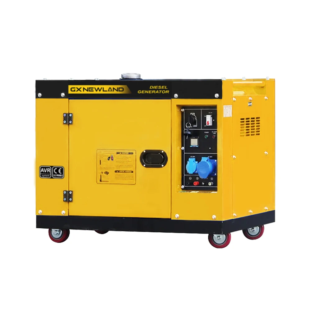 Air-cooled Portable 8kva 8kw Single Phase Super Silent Diesel Generator
Air-cooled Portable 8kva 8kw Single Phase Super Silent Diesel Generator