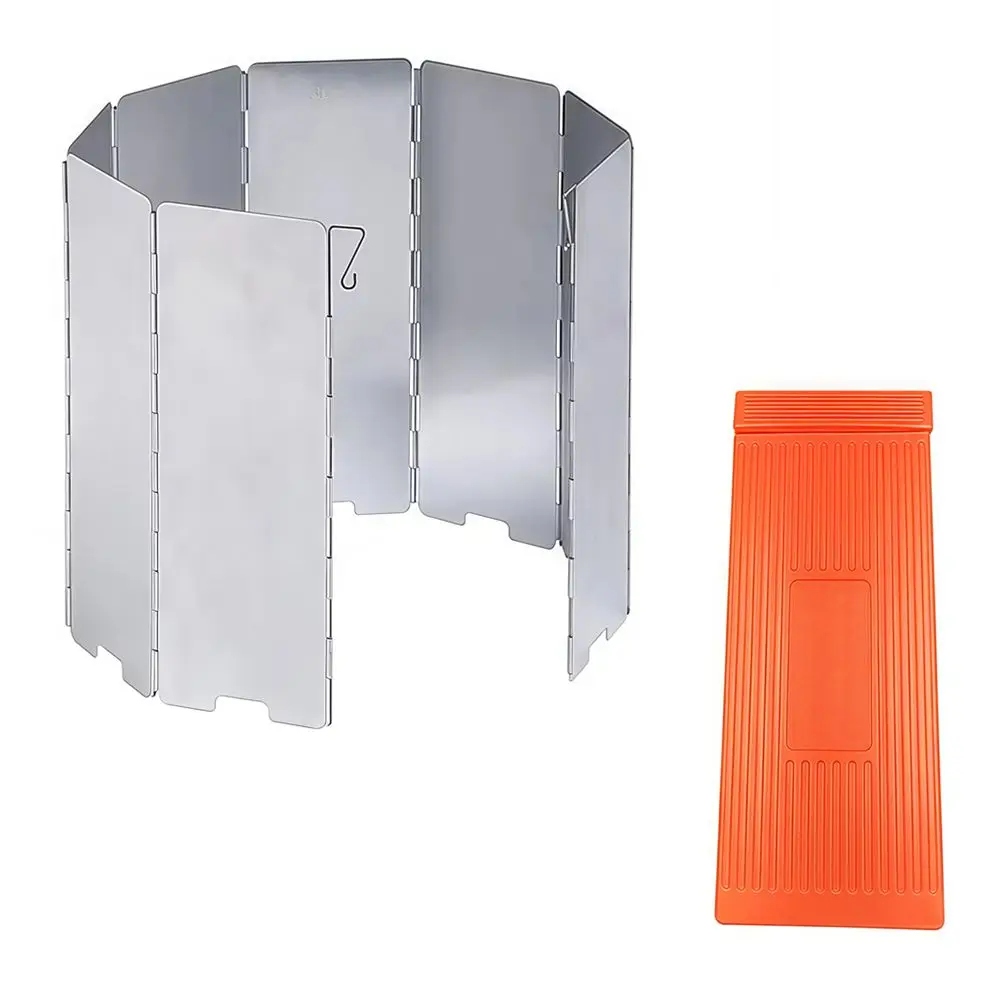 Ultralight Aluminum Alloy Outdoor 8 Plates Portable Foldable Camping Stoves Windshield Camping Cooking Burner Windproof Screen
Ultralight Aluminum Alloy Outdoor 8 Plates Portable Foldable Camping Stoves Windshield Camping Cooking Burner Windproof Screen
