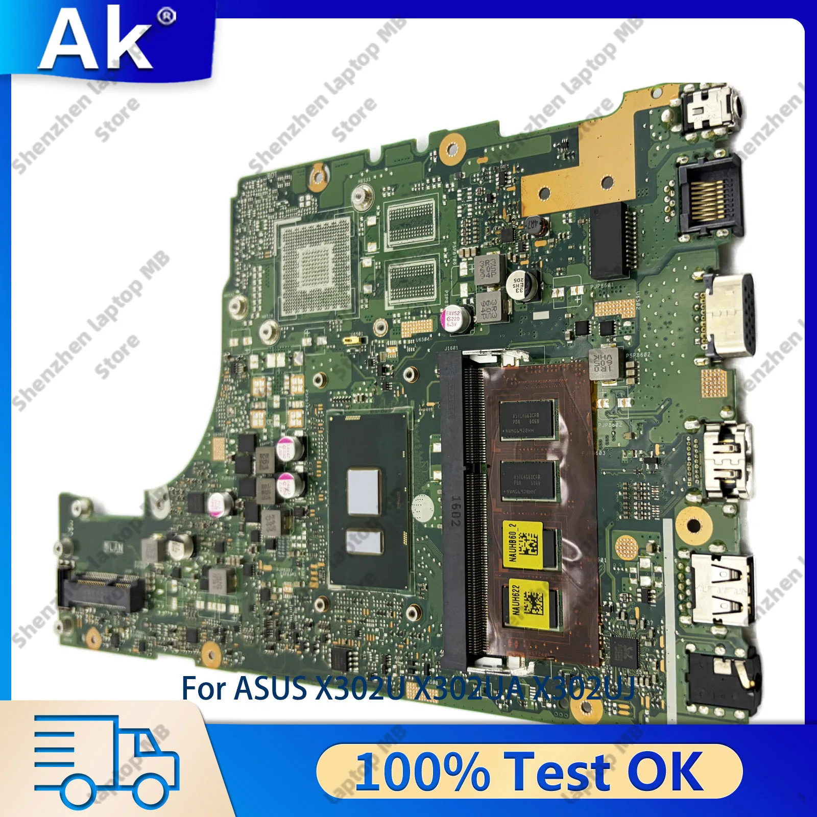 X302UA Laptop Motherboard For ASUS VivoBook X302UV X302U X302UJ X302UA Notebook Mainboard With I3 I5 I7 CPU 100% tests OK stk
X302UA Laptop Motherboard For ASUS VivoBook X302UV X302U X302UJ X302UA Notebook Mainboard With I3 I5 I7 CPU 100% tests OK stk