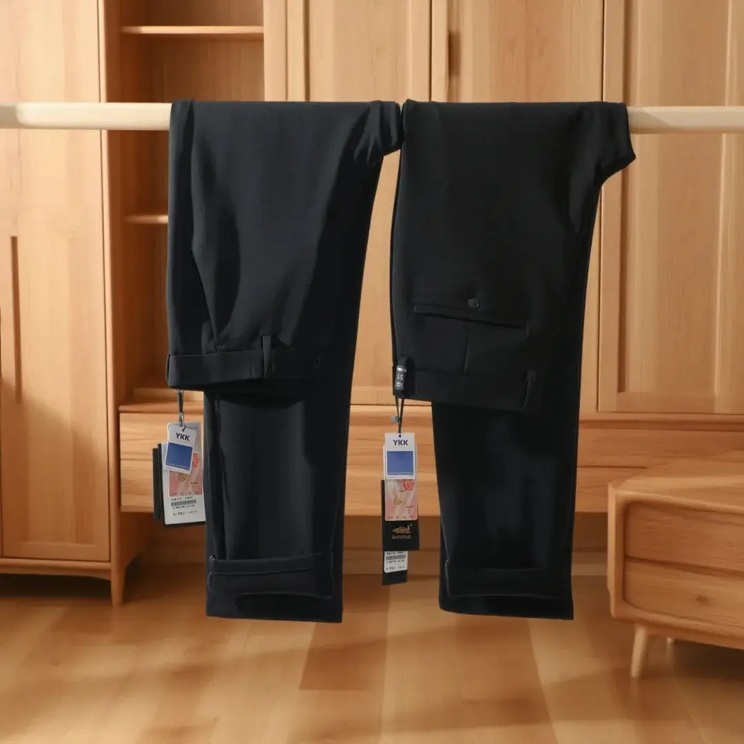 High-End Busin Casual Men's Pants Windproof Elastic Lenzing Fiber Straight Leg Long Trousers Faion Urban Sle Autumn
High-End Busin Casual Men's Pants Windproof Elastic Lenzing Fiber Straight Leg Long Trousers Faion Urban Sle Autumn