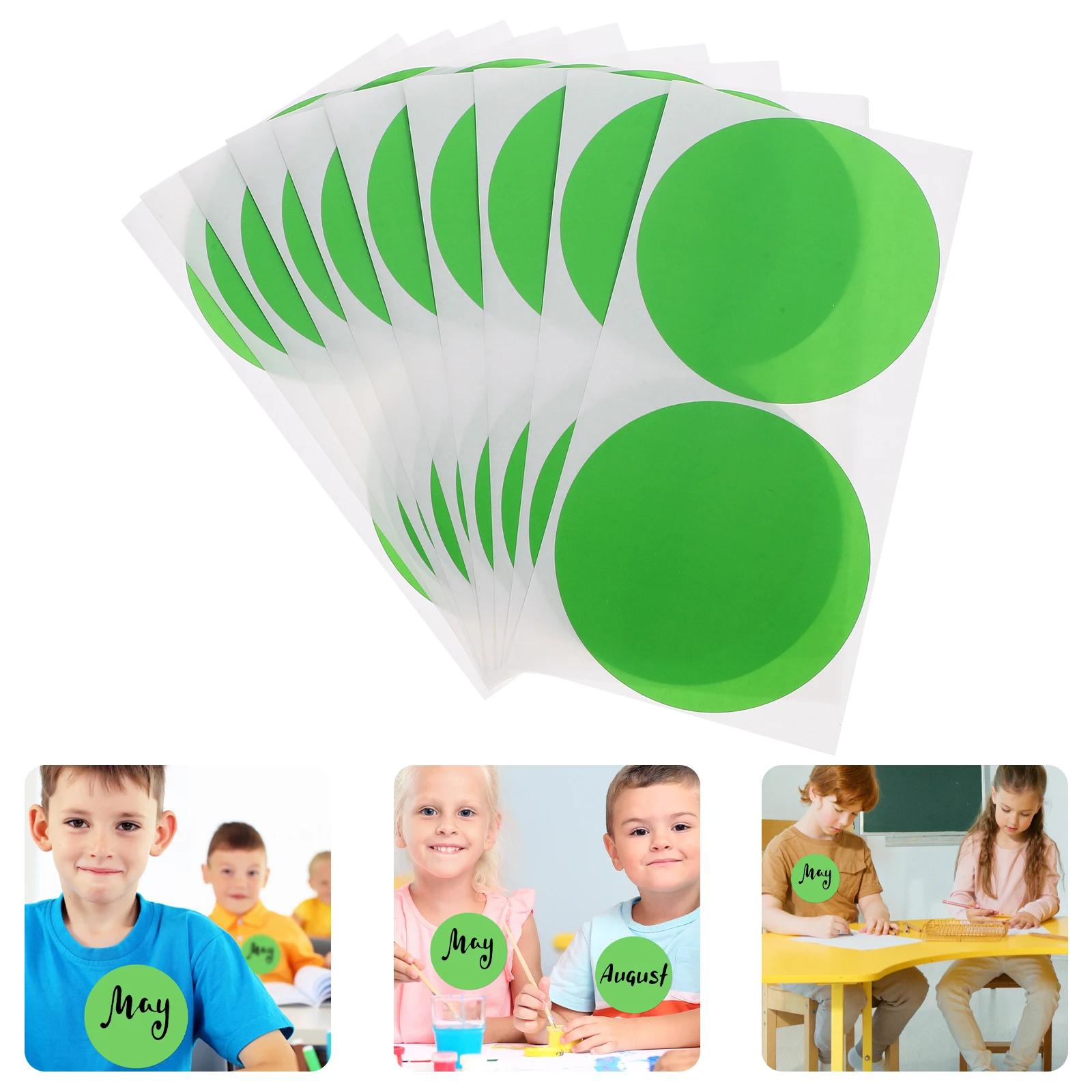 1 set Colorful Dot Stickers Large Round Labels Removable Adhesive Paper Name Tags Circle Stickers for Gifts Envelopes
1 set Colorful Dot Stickers Large Round Labels Removable Adhesive Paper Name Tags Circle Stickers for Gifts Envelopes