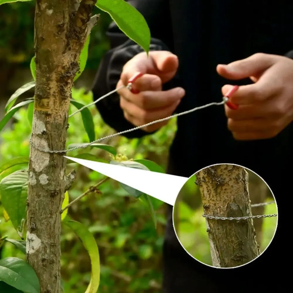 4-strand Stainless Steel Wire Saw with Handle Manual Outdoor Camping Survival Tool Mini Strong Hand Steel Wire Saw
4-strand Stainless Steel Wire Saw with Handle Manual Outdoor Camping Survival Tool Mini Strong Hand Steel Wire Saw