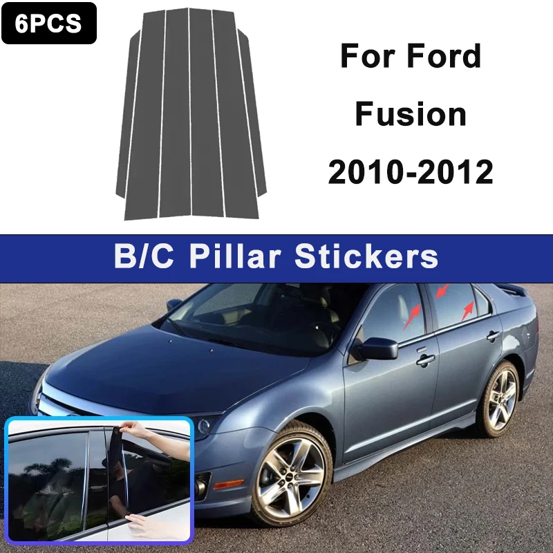 For Ford Fusion 2010-2012 Glossy Black PC Material Window Column Car Door Center B C Pillar Post Cover Trim Car Accessories
For Ford Fusion 2010-2012 Glossy Black PC Material Window Column Car Door Center B C Pillar Post Cover Trim Car Accessories