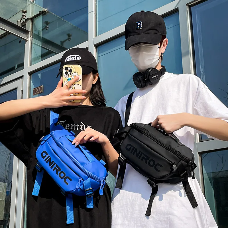 Punk Letter Print Chest Bags For Men Women Fashion Simple Nylon Large Capacity Shoulder Crossbody Bag 2025 Mans Sport Waist Bags
Punk Letter Print Chest Bags For Men Women Fashion Simple Nylon Large Capacity Shoulder Crossbody Bag 2025 Mans Sport Waist Bags