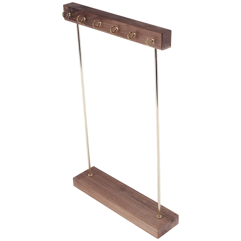 A18P-Jewelry Storage Shelf Wood Jewelry Display Holder Organizer Rack Storage Rack For Hanging Earrings Necklace
A18P-Jewelry Storage Shelf Wood Jewelry Display Holder Organizer Rack Storage Rack For Hanging Earrings Necklace