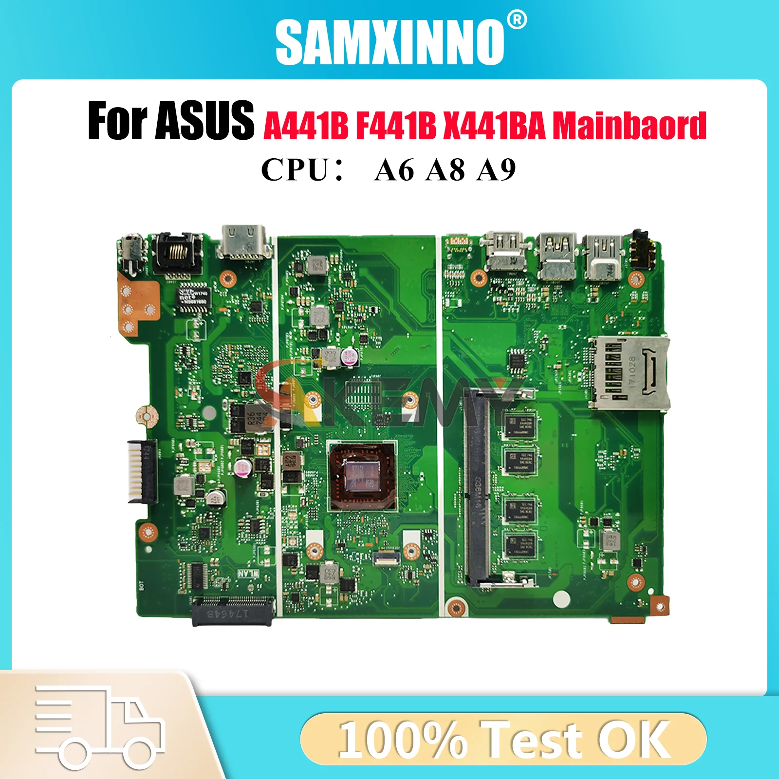 X441BA Материнская плата для ноутбука ASUS VivoBook X441B F441B X441BA A441B Материнская плата для ноутбука с процессором A6 A8 A9 тест ОК быстрая доставка
X441BA Материнская плата для ноутбука ASUS VivoBook X441B F441B X441BA A441B Материнская плата для ноутбука с процессором A6 A8 A9 тест ОК быстрая доставка