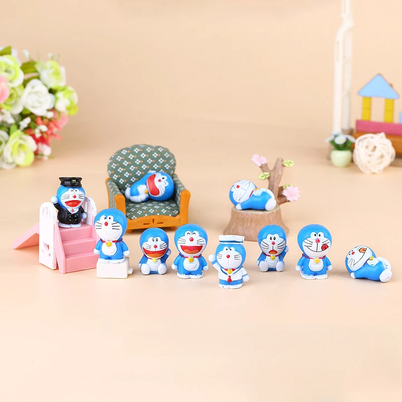 3cm 10pcs Anime Doraemons Kawaii Pvc Action Figure Model Cake Ornament Cute Collection Children Gift Toys Desktop Decoration
3cm 10pcs Anime Doraemons Kawaii Pvc Action Figure Model Cake Ornament Cute Collection Children Gift Toys Desktop Decoration