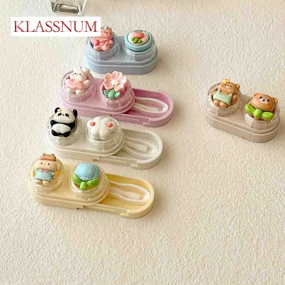 KLASSNUM 2026 Kawaii Cartoon Animal Contact Lens Box 3D Bear Portable Case Travel Companion Kit Eye Care Storage Container Gift
KLASSNUM 2026 Kawaii Cartoon Animal Contact Lens Box 3D Bear Portable Case Travel Companion Kit Eye Care Storage Container Gift